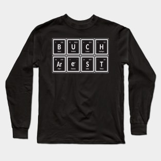 Bucharest City | Periodic Table Long Sleeve T-Shirt